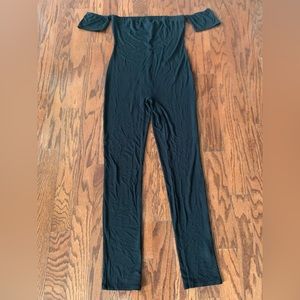 Fashion Nova Off Shoulder Jumpsuit Black Size L